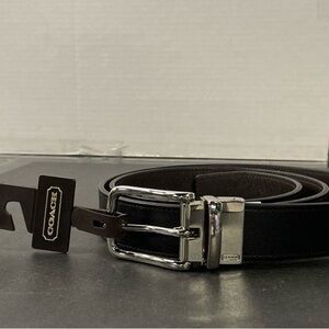 Coach Black and brown reversible belt